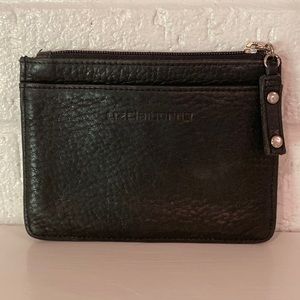 Liz Claiborne Black Leather Coin Purse